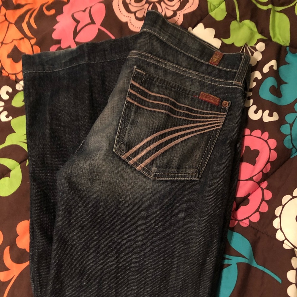RARE 7 For All Mankind Dojo Jeans Size 27